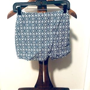 Hollister blue and white Skort size 0